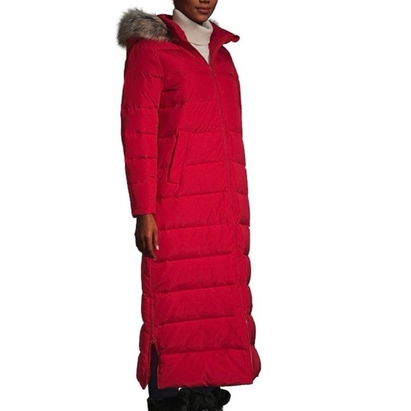NWT Women’s Lands’ End Max 600 Down Long Maxi Coat w fur lined hood
Sold Out - Picture 3 of 17